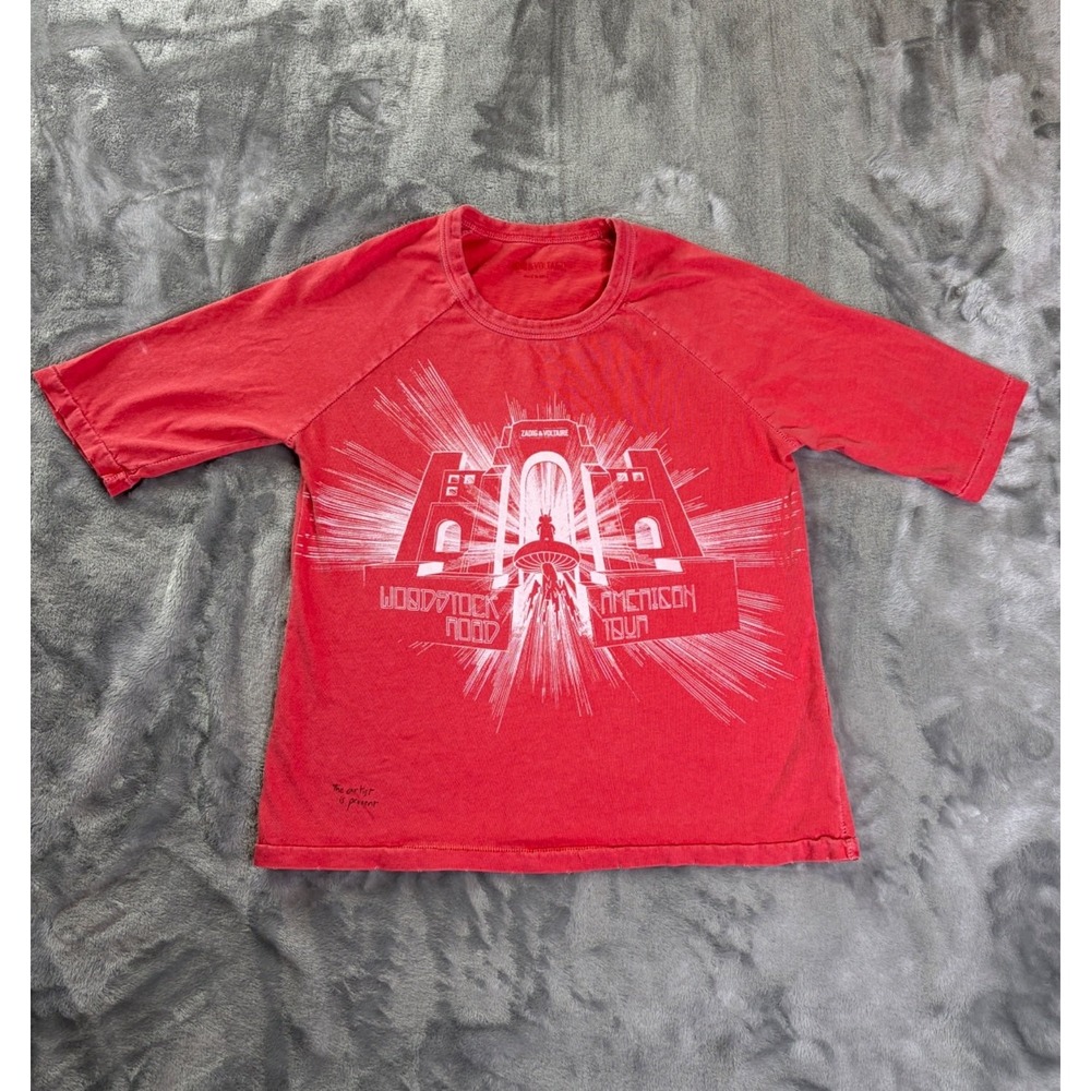Zadig & Voltaire & Woodstock 1969 American Tour Revolution Music T-Shirt Womens